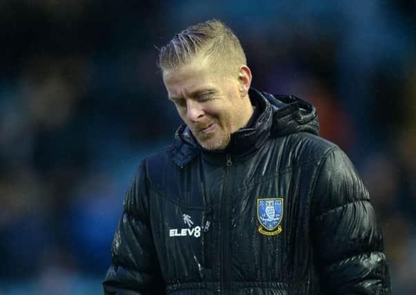 Plenty to think about: Sheffield Wednesday manager Garry Monk after another defeat. Picture: Steve Ellis