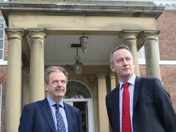 Andrew Lavery and Stephen Vickers unveil the ten year plan for Chatsworth