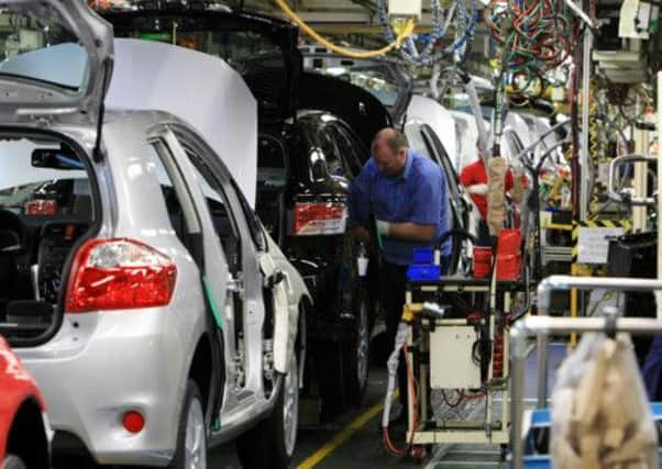 Production line at Toyota