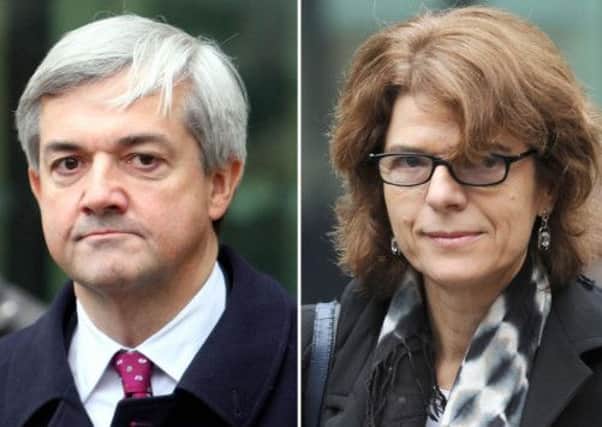 Chris Huhne and his ex-wife Vicky Pryce