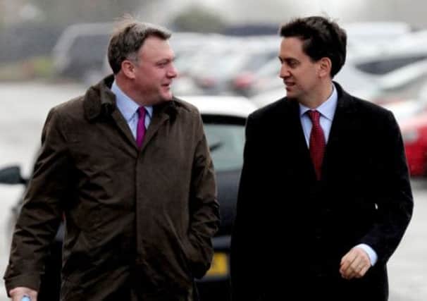 Labour leader Ed Miliband and Shadow Chancellor Ed Balls