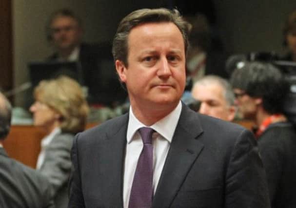 David Cameron at the EU Budget summit