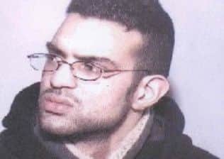 Wanted: Shahid Mohammed at the time of the fire and (below) as he might look now.