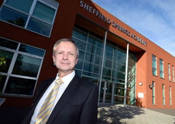 Sheffield Springs Academy head Russell Heritage.