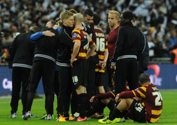 Bradford City as they wait for presentations