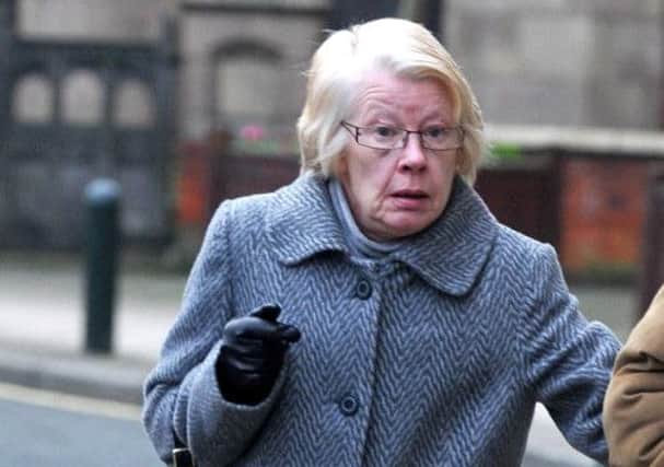 Heather Butler, 67, arriving at Beverley Magistrates' Court
