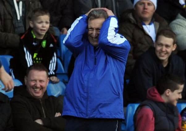 Leeds manager Neil Warnock at Saturday's Millwall match