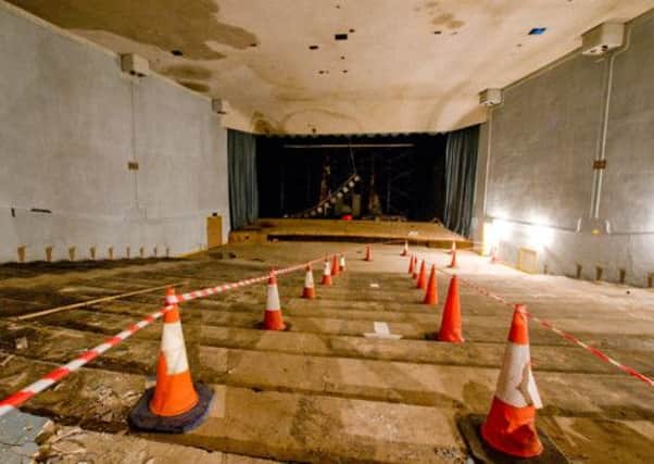 The gutted interior of Bradford's Odeon Cinema