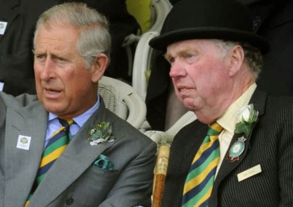 Prince Charles  with Bill Cowling at a previous Great Yorkshire Show