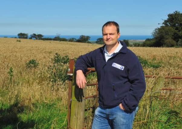 Chris Fraser, CEO and MD of Sirius Minerals on site at Dove Nest Farm, at Sneaton,near Whitby. Picture: Tony Bartholomew