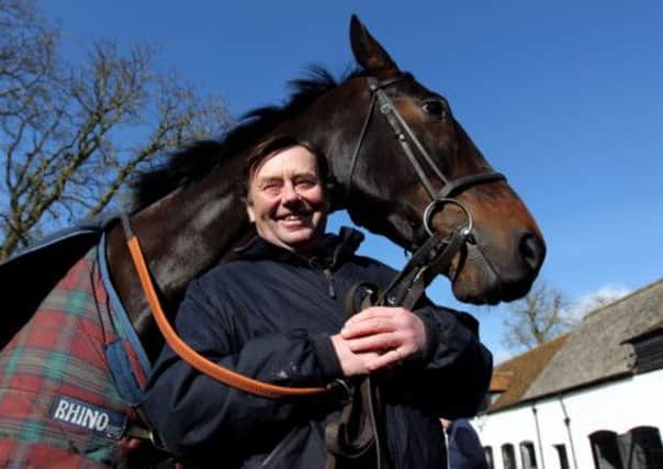 Trainer Nicky Henderson with Sprinter Sacre. (Picture: David Davies/PA Wire)