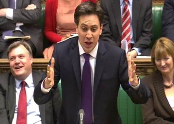 Labour party leader Ed Miliband