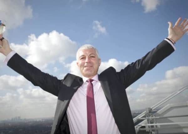 George Traykov celebrating his second win on the EuroMillions Lottery