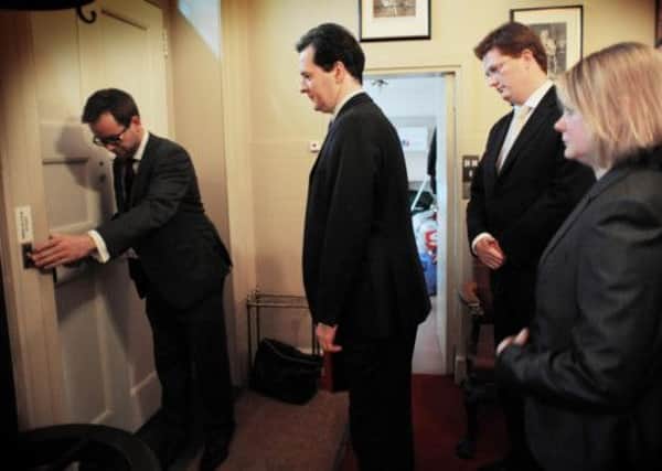 Chancellor of the Exchequer George Osborne before the 2011 Budget