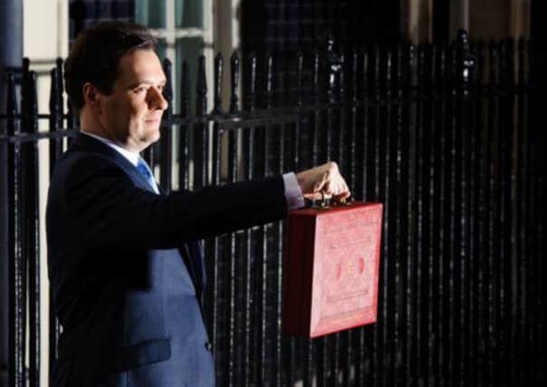 George Osborne outside 11 Downing Street