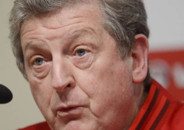 England manager Roy Hodgson during the press conference