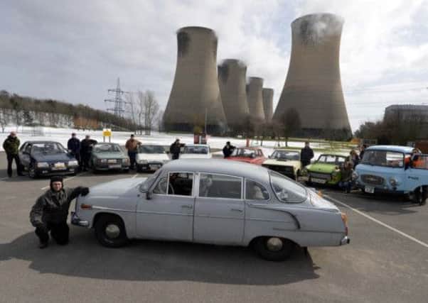 Soviet Block cars took to the roads of North and East Yorkshire yesterday during a tour that eventually took them to the cold war bunker at RAF Holmpton near Withernsea.