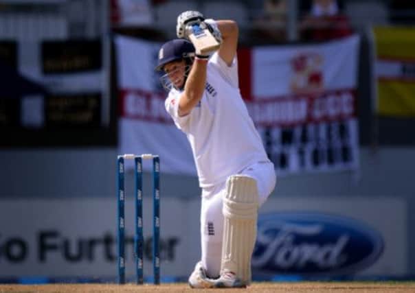 England's Joe Root bats during day three of the Third Test match at Eden Park, Auckland, New Zealand