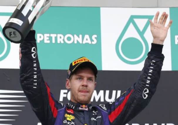 Red Bull driver Sebastian Vettel of Germany