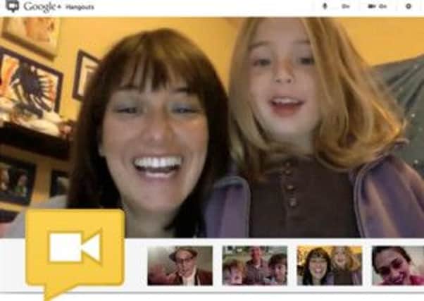 Google's "hangouts" let you broadcast yourself in real time.
