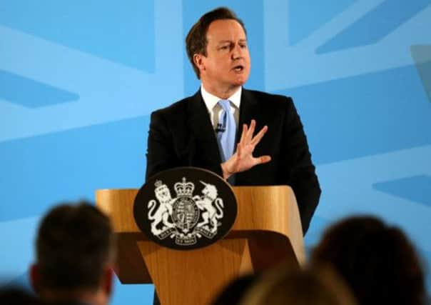 David Cameron delivers his speech on immigration