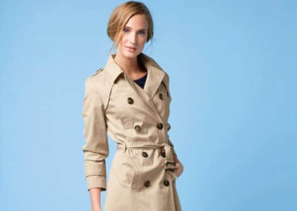 Classic beige trench coat, £97.30, at La Redoute.