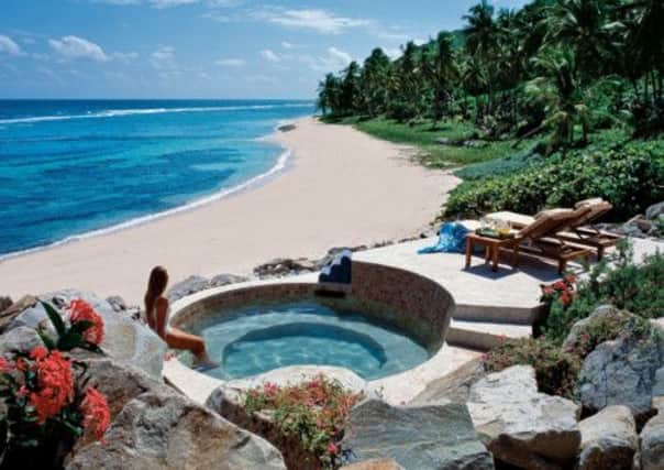Spa Beach and Jacuzzi, Peter Island Resort & Spa, British Virgin Islands