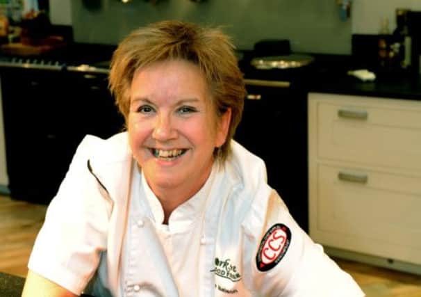 Sue Nelson, founder of Yorkshire Food Finder in her kitchen at home in Wheldrake.