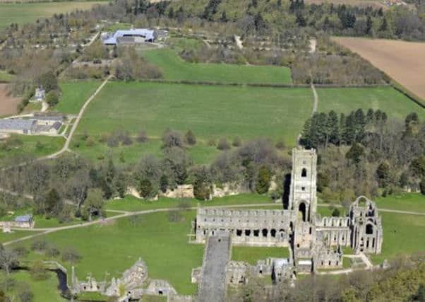 Fountains Abbey in North Yorkshire