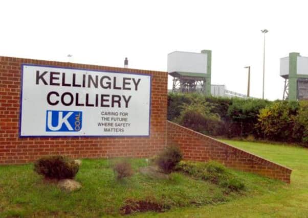 A roof collapsed in Kellingley Colliery in September 2011
