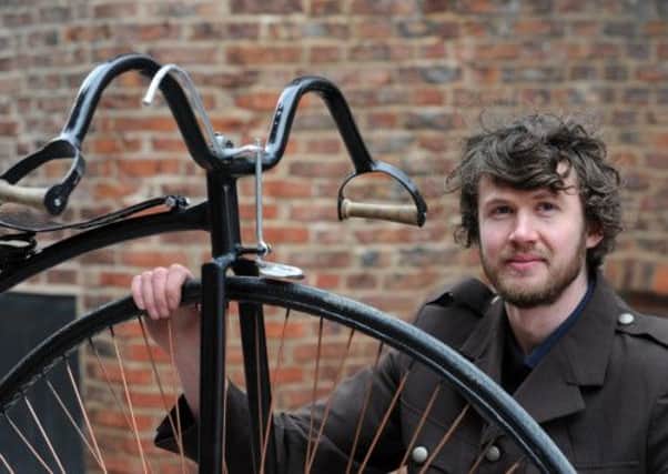 Christian Richards has built his own penny farthing after being inspired by displays at Hull's Streetlife Museum.