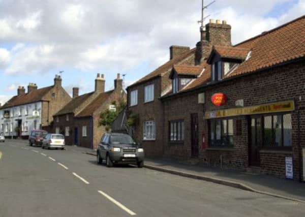 The village of Nafferton, near Driffield.