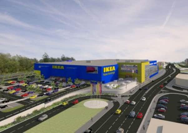 Artist's impression of the new Ikea store in Tinsley, Sheffield