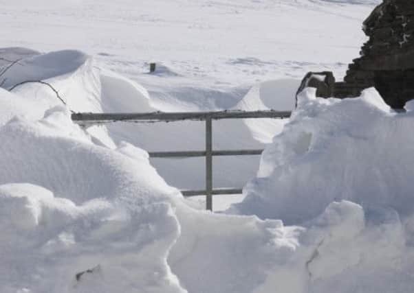Heavy snow led to huge surge in insurance claims.