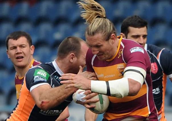 Eorl Crabtree on the charge