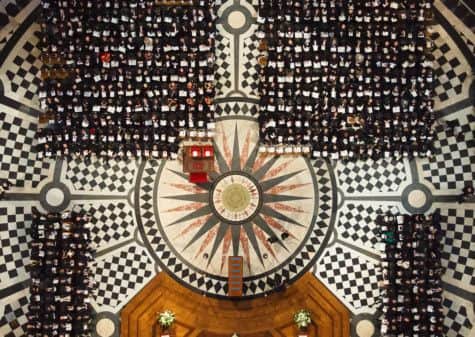 Guests take their seats ahead of the funeral service of Baroness Thatcher, at St Paul's Cathedral, central London.