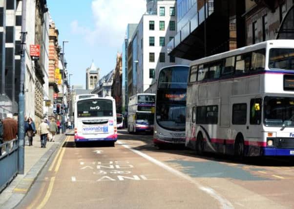 Buses in Leeds City Centre