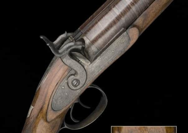The gun that belonged to Benjamin Caunt