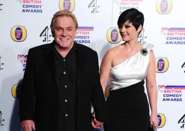 Freddie Starr arriving at the British Comedy Awards in 2011