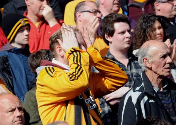 Dejected Hull fans