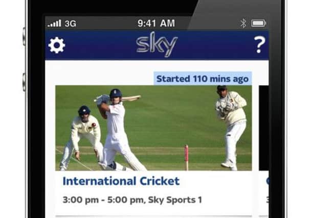 If you're a Sky subscriber, the Sky Go app lets you watch TV on your phone