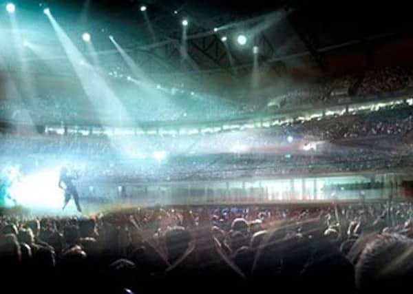 Artist's impression of Leeds Arena