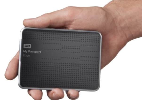 A portable hard drive like this can be had for around £50