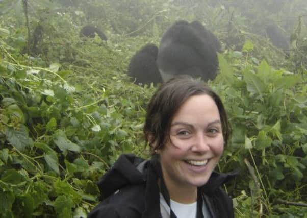 Louise Healy encounters gorillas in Rwanda