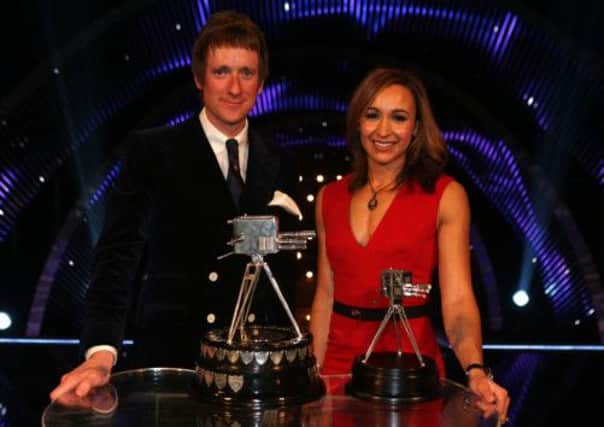 Bradley Wiggins and Jessica Ennis at last year's BBC Sports Personality of the Year Awards