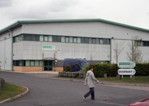 The Paragon Quality Foods plant in Doncaster.