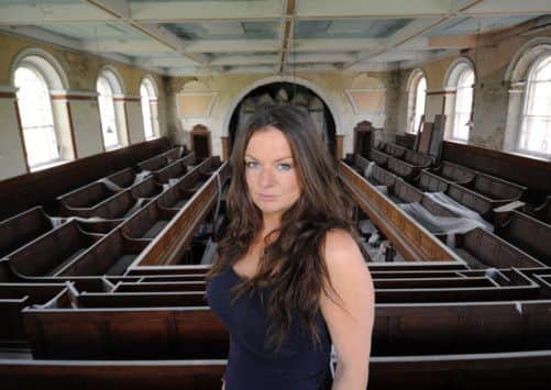 Faye Parker in the United Reformed Church, Mirfield.