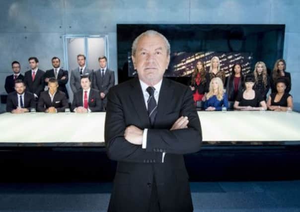 Lord Sugar with candidates