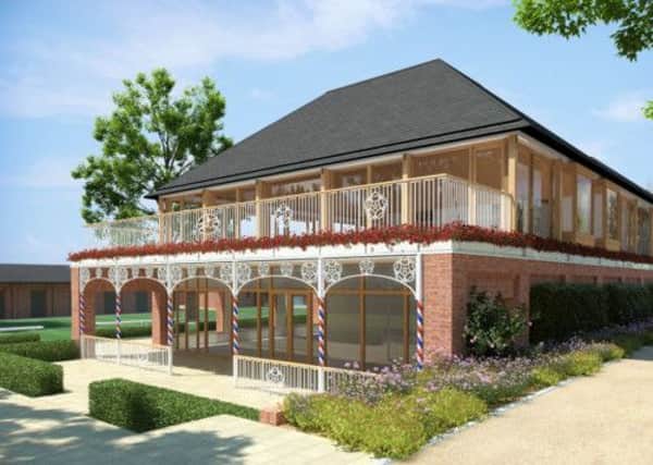 Artist's impression of the new development at York racecourse