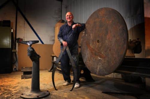 Pattern worker David Whitehead has been working with a laith used to develop prototypes for the Dambusters famous bouncing bomb for the last 49 years.